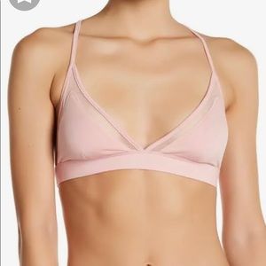 (2) PJ Salvage Bralettes in rose and cheetah print